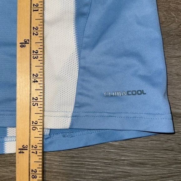 Argentina AFA Soccer Jersey Adidas ClimaCool Striped Blue White L - Picture 8 of 10
